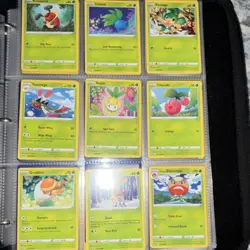 Pokemon TCG Binder Lot Holo & Regular Cards Full Art Pikachu Mewtwo Lycanroc - Image 4