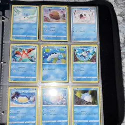 Pokemon TCG Binder Lot Holo & Regular Cards Full Art Pikachu Mewtwo Lycanroc - Image 5