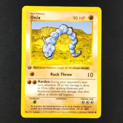 Onix 56/102 - Base Set Shadowless 1st Edition - Pokemon Card - Image 1