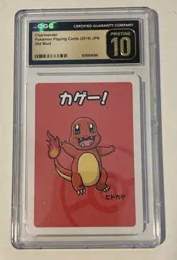 CGC 10 Pristine Charmander Old Maid 2019 Japanese Pokemon Card - Image 1