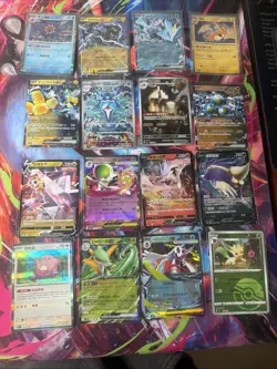 Pokemon 16 Card Lot nm V Max Mega Amazing Ex HOLO Rare Hits Only F18 - Image 1