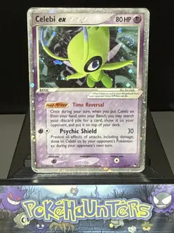 Pokemon Card Celebi ex 17/17 Holo Rare POP Series 2 Played - Image 1