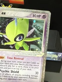 Pokemon Card Celebi ex 17/17 Holo Rare POP Series 2 Played - Image 3