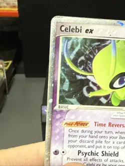 Pokemon Card Celebi ex 17/17 Holo Rare POP Series 2 Played - Image 4