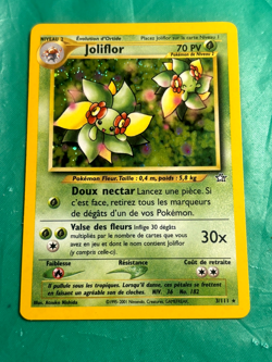 Bellossom Pokemon 2000 TCG Neo Genesis Set Holo Foil Rare 3/111 Vintage LP Card - Image 1