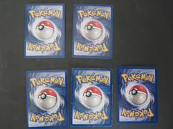 Jungle Set Pokemon Cards (5) Pikachu, Wigglytuff, Eevee, Snorlax, Kangaskhan - Image 2