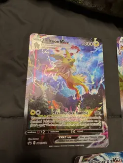JUMBO CARD SET Vaporeon VMAX SWSH182 Jolteon VMAX SWSH184 Flareon VMAX SWSH180 - Image 2