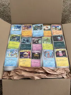27 lbs 6000+ Searched Modern Common/Uncommon Pokemon Card Bulk No RH/H/Trainers - Image 1