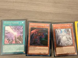Yu-Gi-Oh! TCG Konami Card Lot - 6 Cards Seventh Tachyon, Fire Hand, Saqlifice - Image 2