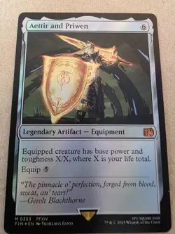 Aettir and Priwen - Final Fantasy Foil - Mtg - Image 1