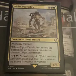 Alpha Deathclaw Universes Beyond: Fallout RARE - Image 1