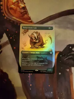 Badgermole Cub (Borderless Foil) 0326 TLA - MTG - NM - Image 1