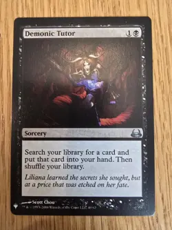 Demonic Tutor (DVD) The List Reprints Regular - Image 1