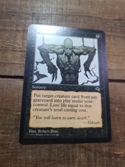 Reanimate #151 Black Uncommon Tempest MTG NBP NM - Image 2
