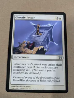 Ghostly Prison - MTG - Champions of Kamigawa - LP - Image 1