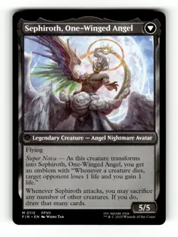 MTG Sephiroth, Fabled SOLDIER Final Fantasy Rare - Image 2