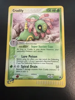 Pokemon TCG Cradily EX Sandstorm Holo Card 3/100 Rare LP- - Image 1