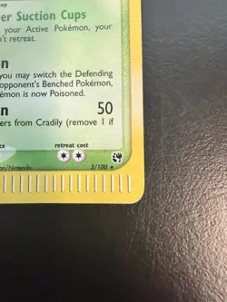 Pokemon TCG Cradily EX Sandstorm Holo Card 3/100 Rare LP- - Image 2