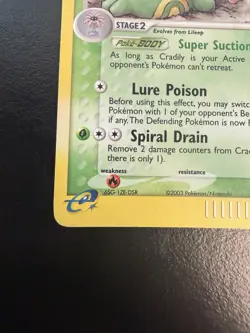 Pokemon TCG Cradily EX Sandstorm Holo Card 3/100 Rare LP- - Image 5