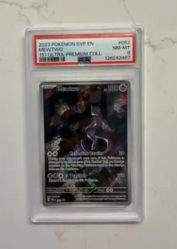 2023 POKEMON SVP EN MEWTWO NM-MT 151 ULTRA PREMIUM COLLECTION PSA 8 - Image 1