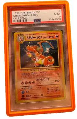 Pokemon TCG Charizard Holo CD Promo PSA 9 Japanese 1999 #006 Nintendo Stage 2 - Image 1