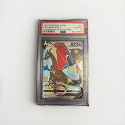 2020 POKEMON SWORD & SHIELD CHAMP'S PATH SECRET #079 FULL ART/CHARIZARD V PSA 10 - Image 1