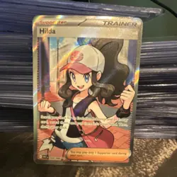 Pokemon TCG Hilda Trainer Supporter Ultra Rare Full Art Holo 164/086 White Flare - Image 1