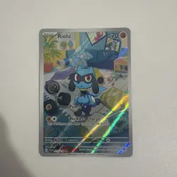 Pokemon TCG Riolu 215/198 - Scarlet & Violet Base Set (Near Mint) - Image 1