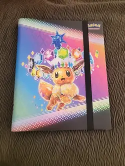 Pokemon Prismatic Evolutions Eevee Binder Collection ***BINDER ONLY*** NEW 2025 - Image 1
