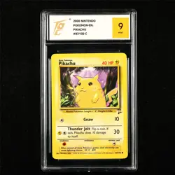 TQG 9 MINT 2000 Pokemon ENG Pikachu 87/130 C - Image 1