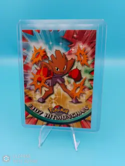 Pokemon Hitmonchan #107 Topps Series 2 Tv Animation Edition Blue Logo Mint Pack - Image 1