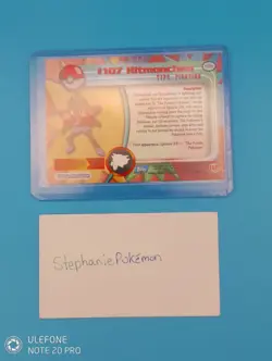 Pokemon Hitmonchan #107 Topps Series 2 Tv Animation Edition Blue Logo Mint Pack - Image 4