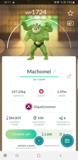 Pokemon Go Shiny Gigantamax Machamp - Pokemon Go Shiny Gigadynamax Machomei - Image 2