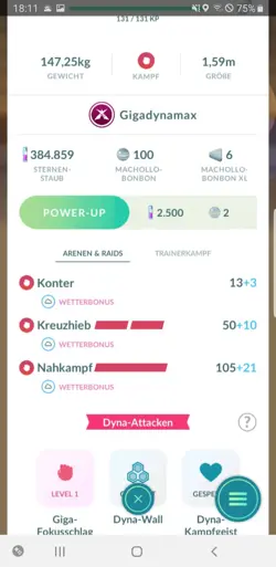 Pokemon Go Shiny Gigantamax Machamp - Pokemon Go Shiny Gigadynamax Machomei - Image 4