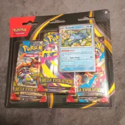 Pokemon TCG Mega Evolution 3 Pack Blister (Golduck) Factory Sealed - Image 1
