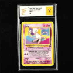 TQG 9 MINT 1999-2000 Pokemon ENG Mew #8 Promo - Image 1