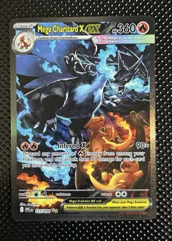 Mega Charizard X EX SIR 125/094 (English) Phantasmal Flames Pokemon TCG - Image 1