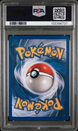 2002 POKEMON EXPEDITION #24 POLIWRATH-REVERSE FOIL PSA 8 - Image 2