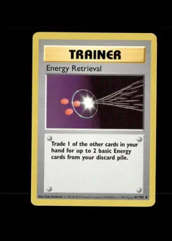 SHADOWLESS Pokemon TCG Energy Retrieval Energy 81/102 - Image 1