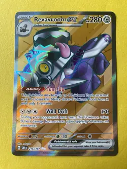Pokemon Scarlet And Violet Obsidian Flames Full Art Revaroom EX 216/197 - Image 1