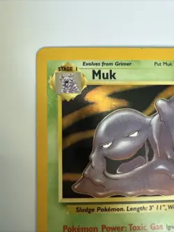 Pokemon Muk 13/62 Fossil Holo Rare - Image 2