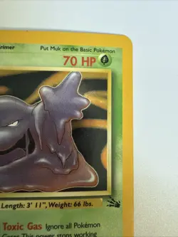 Pokemon Muk 13/62 Fossil Holo Rare - Image 5