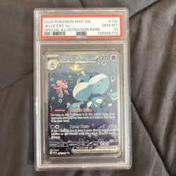 2025 POKEMON WHT EN-WHITE FLARE SPECIAL ILLUSTRATION RARE JELLICENT EX PSA 10 - Image 1
