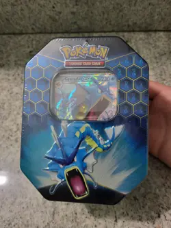 Pokemon Tcg Hidden Fates Gyarados Tin New - Image 1