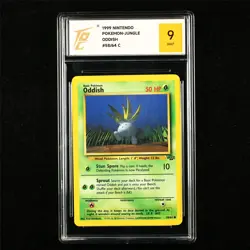 TQG 9 MINT 1999 Pokemon ENG Oddish 58/64 C - Image 1