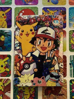 Pokemon Charizard Vintage Pocket Monsters Vending HOLO Prism Sticker 99 Nintendo - Image 1