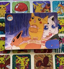 Pokemon Charizard Vintage Pocket Monsters Vending HOLO Prism Sticker 99 Nintendo - Image 4