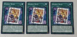 Yugioh TCG Supreme Darkness Double Wild x3 - Image 1