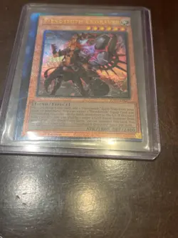 Yugioh Fiendsmith Engraver RA04-EN049 Prismatic Ultimate Rare NM MISCUT - Image 1