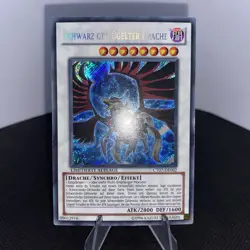 Yugioh Schwarz Geflugelter Drache CT07-DE002 Secret Rare LP - Image 2